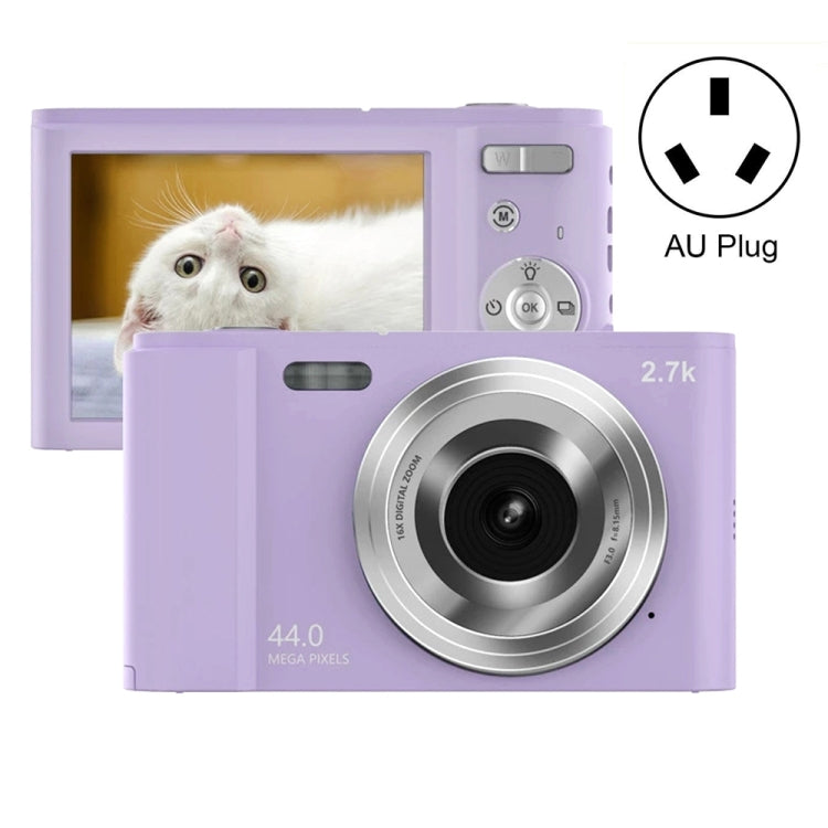 DC302 2.88 inch 44MP 16X Zoom 2.7K Full HD Digital Camera Children Card Camera, AU Plug, DC302, AU Plug