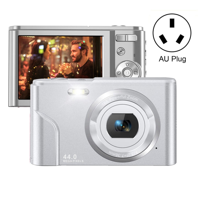 DC302 2.88 inch 44MP 16X Zoom 2.7K Full HD Digital Camera Children Card Camera, AU Plug, DC302, AU Plug