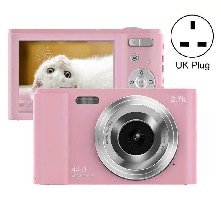 DC302 2.88 inch 44MP 16X Zoom 2.7K Full HD Digital Camera Children Card Camera, UK Plug, DC302, UK Plug