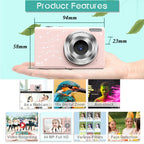 DC402 2.4 inch 44MP 16X Zoom 1080P Full HD Digital Camera Children Card Camera, AU Plug, AU Plug