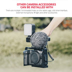 YELANGU C22 YLG0334B Video Camera Cage Stabilizer with Handle for Canon EOS R5/R6, YLG0334B