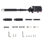 YELANGU S300 4 in 1 Multifunctional Rig + Dual Handheld Shoulder Rig + Monopod + Stabilizer for Cameras / SLR Cameras, Height Range: 63cm-170cm, YELANGU S300