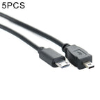 5 PCS 30cm Micro USB to Mini 8 Pin USB OTG Phone Data Cable for Nikon, Micro  to Mini 8 Pin For Nikon
