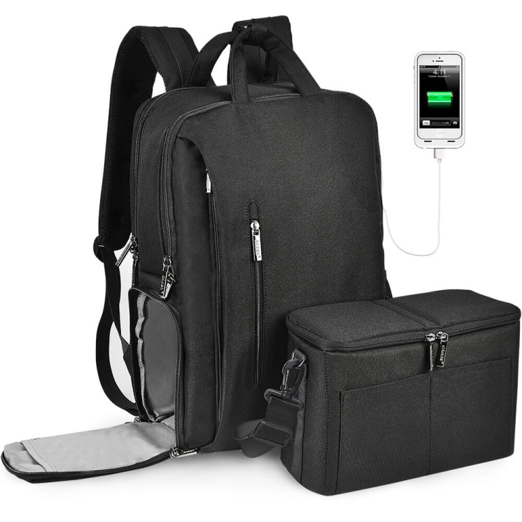 CADeN L5 III Multi-function Digital Camera Dual Shoulders Bag Backpack