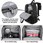 CADeN L5 III Multi-function Digital Camera Dual Shoulders Bag Backpack