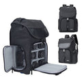 CADeN M8 Side Open Canvas Large Capacity Photography Backpack Shoulder Bag, M8 Side Open