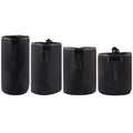 4 PCS Neoprene SLR Camera Lens Carrying Bag Pouch Bag with Carabiner, Size: 10x22cm, 10x14cm, 10x18cm, 8x10cm, 4 Size