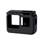 For Insta360 One R 4K with Frame Shockproof Silicone Protective Case with Lens Cap Cover, 4K Case + Lens Cap
