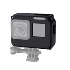 For Insta360 One R 4K with Frame Shockproof Silicone Protective Case with Lens Cap Cover, 4K Case + Lens Cap