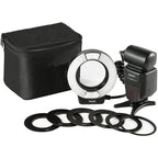 TRIOPO TR-15EX Macro Ring TTL Flash Light with 6 Different Size Adapter Rings For Canon E-TTL