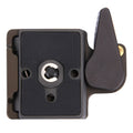 Fittest DBC-1 Aluminium Alloy Quick Release Clamp Adapter with 200PL-14 Quick Release Plate for Camera Tripod, DBC-1