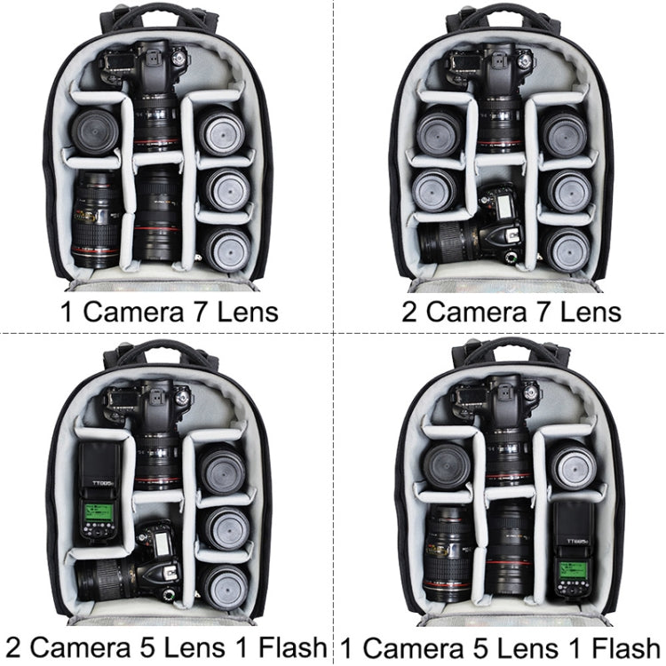 CADeN Multifunctional Shoulder SLR Camera Lens Bag Photography Backpack