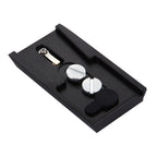 Fittest FC-501 Quick Release Assembly Aluminium Alloy Clamp Adapter with Quick Release Sliding Plate for Manfrotto Tripod 577 Replacement, FC-501