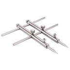 LRT-03 Professional DSLR Camera Lens Stainless Steel Spanner Wrench Open Repair Tool Kit with 3 Pairs of Spare Head