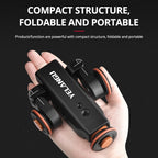 YELANGU L4X Camera Wheel Dolly + PC142 Phone Clamp with Remote, Load: 3kg, L4X Dolly+ PC142 Phone Clamp
