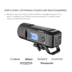 Godox  AD400 Pro WITSTRO 400Ws All-in-One Outdoor Flash 2.4GHz Speedlite Light, AD400 Pro