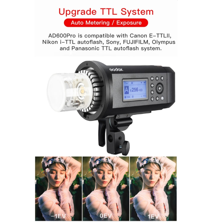 Godox  AD600 Pro WITSTRO 600Ws All-in-One Outdoor Flash 2.4GHz Speedlite Light, AD600 Pro