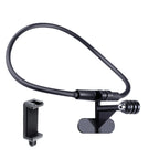 Hands Free Lazy Wearable Neck Camera Phone Holder with Phone Clamp, Extended Version, Neck Holder B