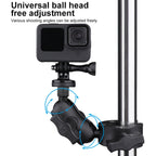 360 Rotation Adjustable Action Camera Bike Motorcycle Handlebar Holder, Standard Version