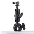 Extended Version 360 Rotation Adjustable Action Camera Bike Motorcycle Handlebar Holder, Extended Version