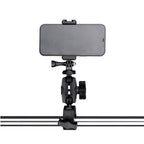 360 Rotation Adjustable Action Camera Clamp Plier Base Holder with Phone Clamp, Plier Base Holder + Phone Clamp