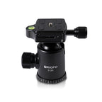 TRIOPO D-2A 360 Degree Rotation Aluminum Alloy Tripod 36mm Ball Head with Quick Release Plate, D-2A