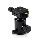 TRIOPO D-2A 360 Degree Rotation Aluminum Alloy Tripod 36mm Ball Head with Quick Release Plate, D-2A