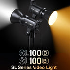 Godox SL100D 100W 5600K Daylight-balanced LED Light Studio Continuous Photo Video Light, SL100D