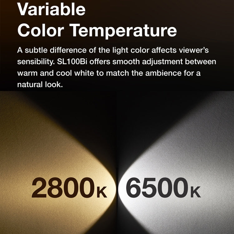 Godox SL100BI 100W 2800-6500K LED Light Studio Continuous Photo Video Light, SL100BI