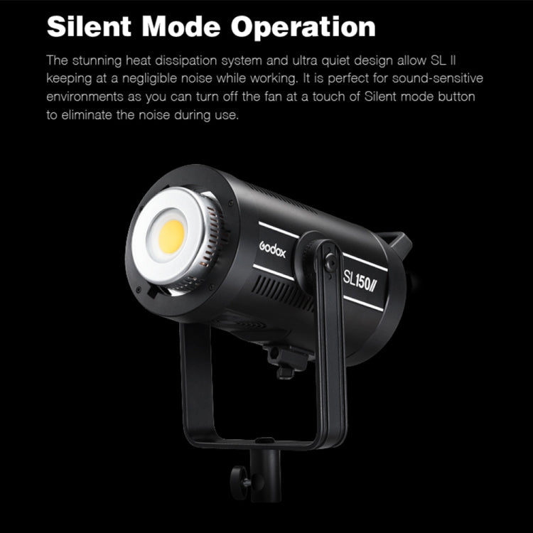 Godox SL150II 150W 5600K Daylight-balanced LED Light Studio Continuous Photo Video Light, SL150II
