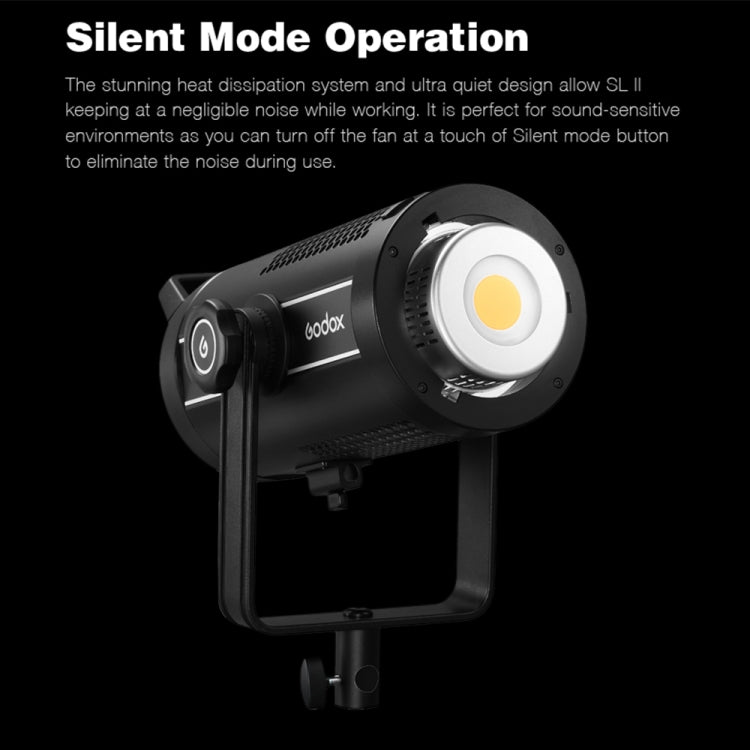 Godox SL200II 200W 5600K Daylight-balanced LED Light Studio Continuous Photo Video Light, SL200II