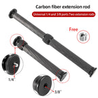 BEXIN P292C 236mm-396mm Tripod Extension Pole Carbon Fiber Center Column Tripod Extender, P292C