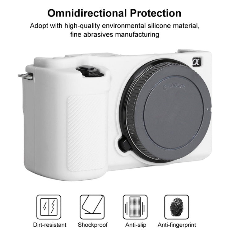For Sony ZV-E10 Soft Silicone Protective Case, For Sony ZV-E10