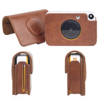 For Kodak PRINTOMATIC Full Body Camera PU Leather Case Bag with Strap, For Kodak PRINTOMATIC