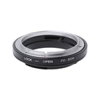 FD-EOS Lens Mount Stepping Ring for Canon FD Lens to EOS EF Lens, FD-EOS