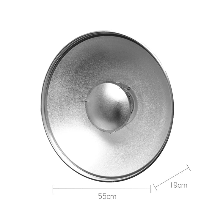 Godox RS55CM 55cm Studio White Beauty Dish Reflector Bowens Mount Diffuser, RS55CM