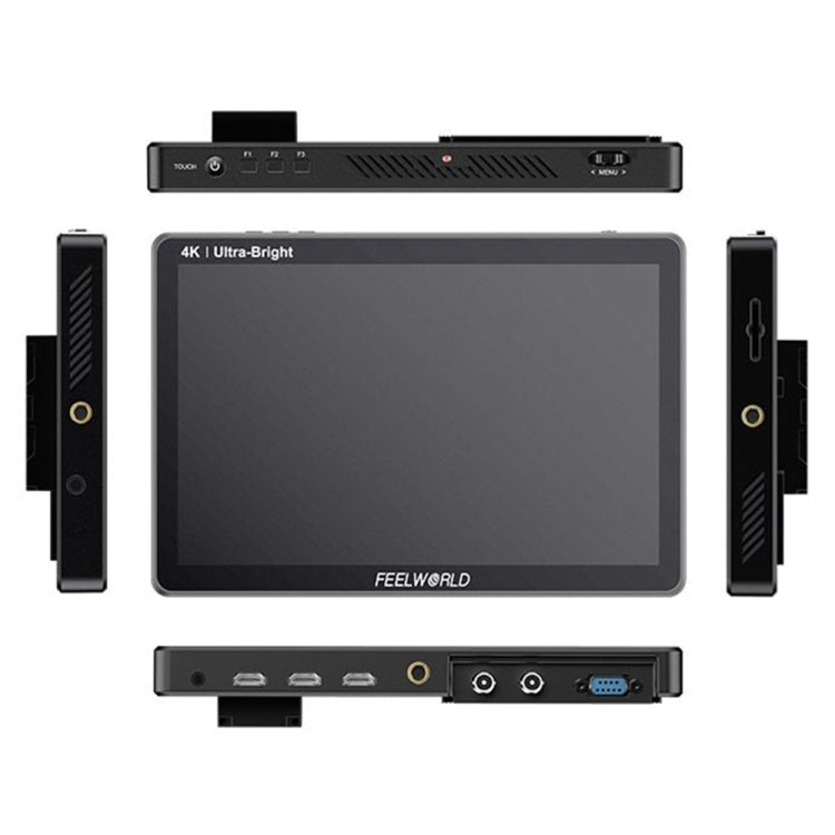FEELWORLD LUT11S 10.1 inch Ultra High Bright 2000nit Touch Screen DSLR Camera Field Monitor, 3G-SDI 4K HDMI Input Output 1920 x 1200 IPS Panel, LUT11S