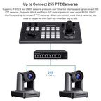 FEELWORLD KBC10 PTZ Camera Controller with Joystick and Keyboard Control ,Support PoE, KBC10