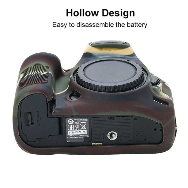 For Canon EOS 7D Mark II Soft Silicone Protective Case, For Canon EOS 7D Mark II