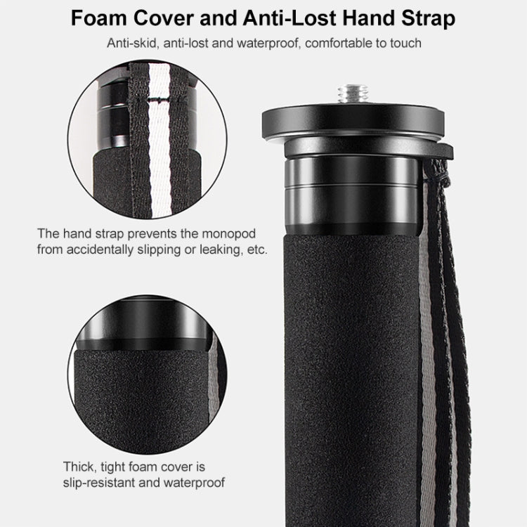 BEXIN P335C Camera Carbon Fiber Monopod Travel Live Selfie Bracket Holder, P335C