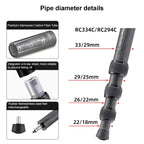 BEXIN RC334 Portable Collapsible Carbon Fiber Camera Tripod with K44 Panoramic BallHead, RC334+K44