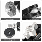 BEXIN TM-2 Multi-function Magic Arm Ball Mount Clamp Clip, TM-2
