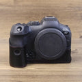 For Canon EOS R7 1/4 inch Thread PU Leather Camera Half Case Base, For Canon EOS R7