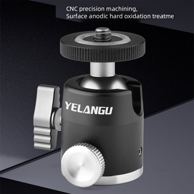 YELANGU LW-A01 Panoramic Metal Tripod Ball Head Adapter, LW-A01