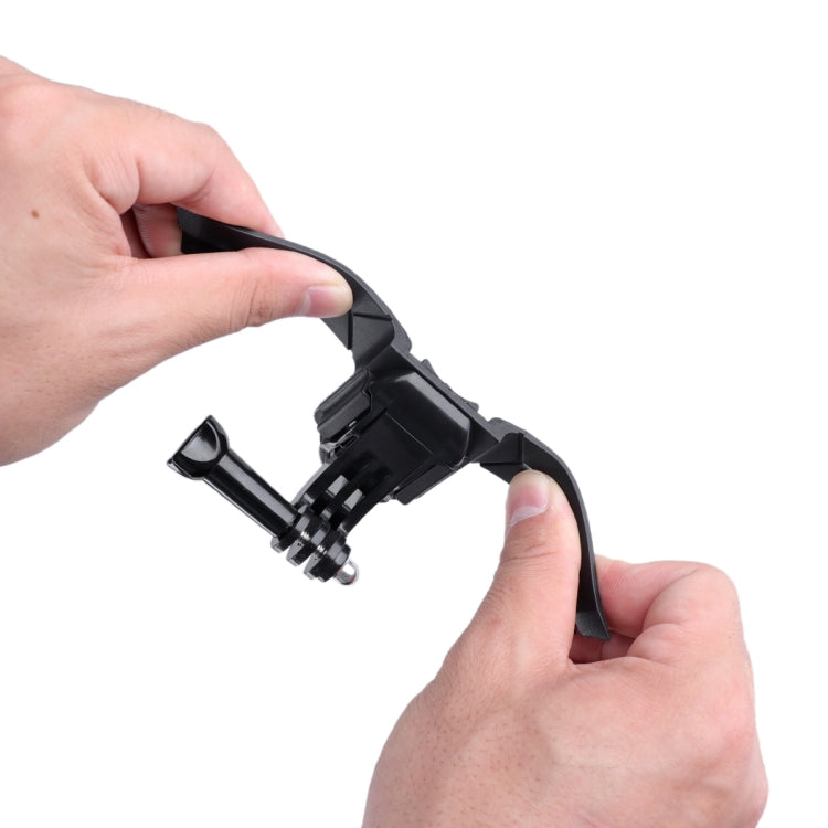 RUIGPRO Action Camera Phone Helmet Mount Kit with J-Hook Buckle & Rotation Phone Clamp & Adapter, Helmet Mount with Rotation Phone Clamp