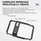 YELANGU LW-B01-1 Vlogging Live Broadcast Smartphone Video Rig Metal Cage, LW-B01-1
