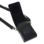 Full Body Camera PU Leather Case Bag with Strap for Ricoh GR / GRII / GRIII, Casio ZR1200 / ZR1500/ ZR2000/ ZR3500, ZR3600 / ZR3700 / ZR5500