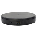 22cm Electric Rotating Turntable Display Stand Live Video Shooting Props Turntable Jewelry Shoes Display Platform, EU Plug, 22cm