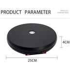 25cm LED Light Electric Rotating Display Stand Turntable