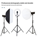 TRIOPO 2.2m Height Professional Photography Metal Lighting Stand Holder for Studio Flash Light, 2.2m Height